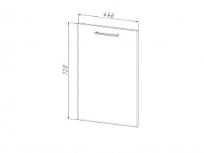 П 45 Комплект для посудомоечной машины 450 мм (цоколь + фасад) ЛДСП в Троицке - troick.магазин96.com | фото