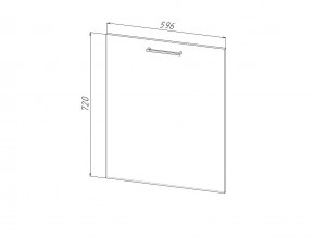 П 60 Комплект для посудомоечной машины 600 мм (цоколь + фасад) ЛДСП в Троицке - troick.магазин96.com | фото